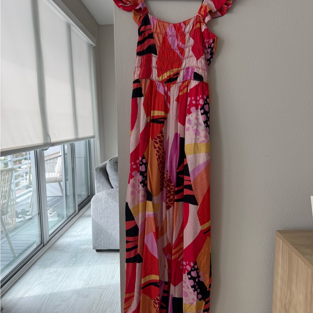 Colorful Abstract Jumpsuit NWT!